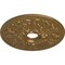 Ekena Millwork Ashley Ceiling Medallion (Fits Canopies up to 4 3/4"), 23 7/8"OD x 4"ID x 2 1/8"P, Pale Gold CM23ASPAS - alternate 2